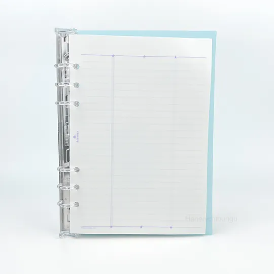 A5 輕巧內頁收納本 橫線藍｜ASHFORD 日本