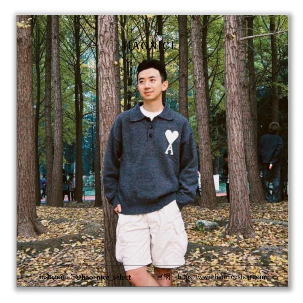 【HAO NICE】100%正品 AMI 法國精品🇫🇷開襟翻領雲朵長袖 襯衫