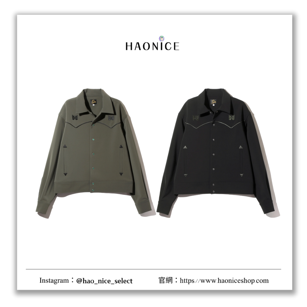 【HAO NICE】100%正品 NEEDLES 日本潮牌🇯🇵英倫風刺繡蝴蝶牛仔外套 休閒外套