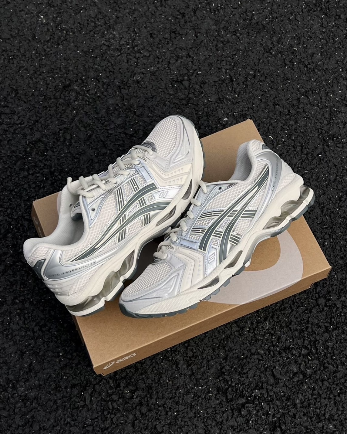 Asics Gel-Kayano 14 Birch Dark Pewter 白樺木奶油 灰綠  JJJ平替款 復古Y2K 運動鞋