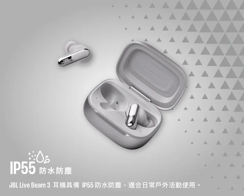 JBL Live Beam 3 觸控螢幕真無線藍牙降噪耳機