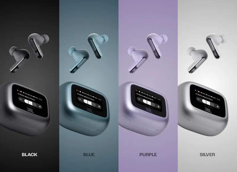 JBL Live Beam 3 觸控螢幕真無線藍牙降噪耳機