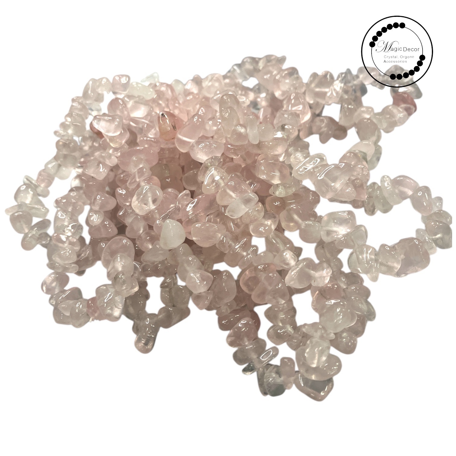 260409 - A44 粉晶原石隨型手串