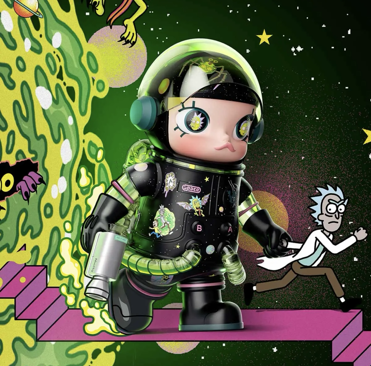 🎏預訂🎏 MEGA SPACE MOLLY 400% 瑞克和莫蒂