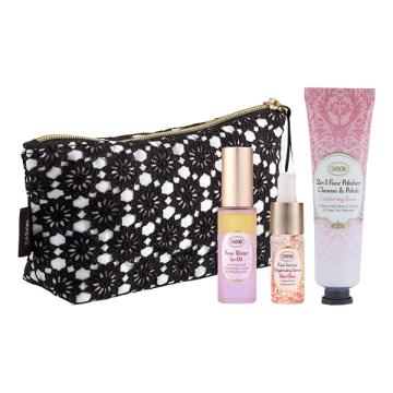 [限定] SABON Rose Face Mini Trio 玫瑰面部護膚套裝