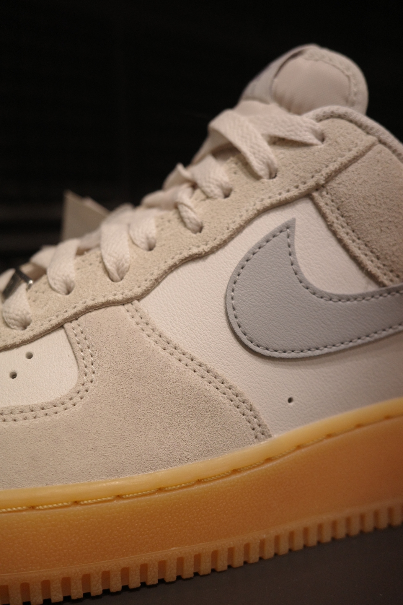 Nike Air Force 1 LV8 ESS 霧藍米灰 焦糖底(FQ8714-002)