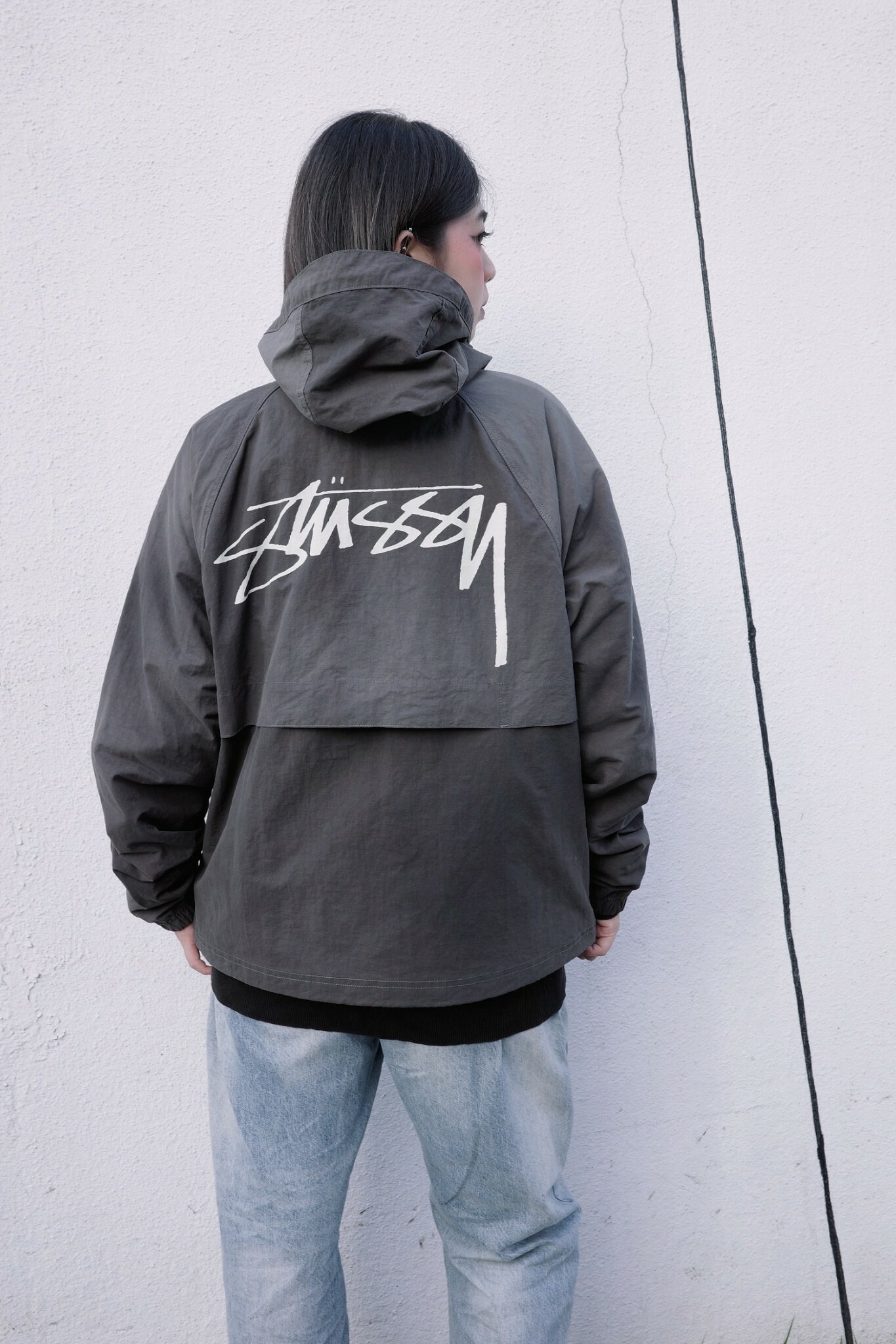 115745 Stussy Beach shell wave pye 渲染 風衣 外套