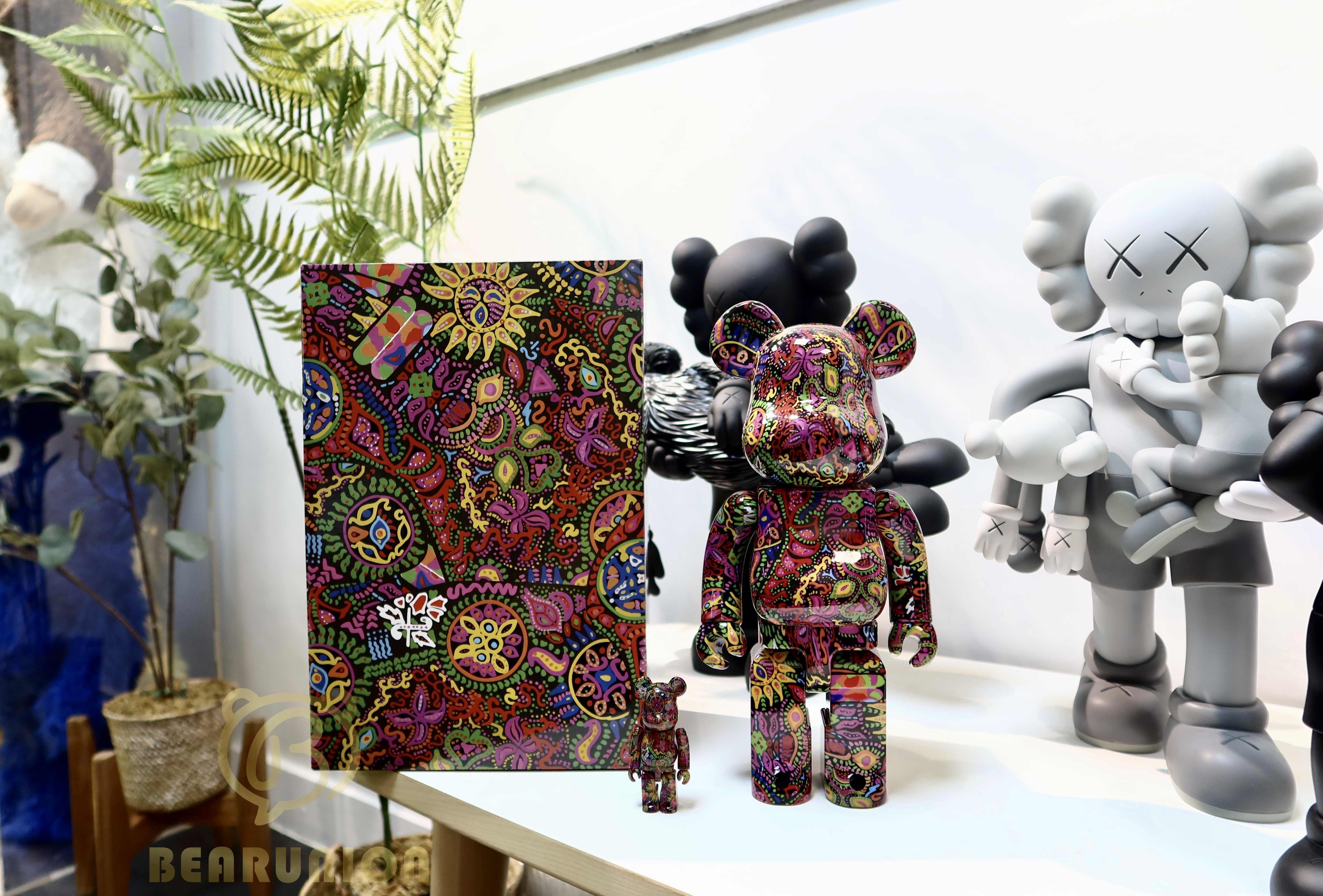 🥇現貨🥇Bearbrick 400% 100% Psychedelic Paisley