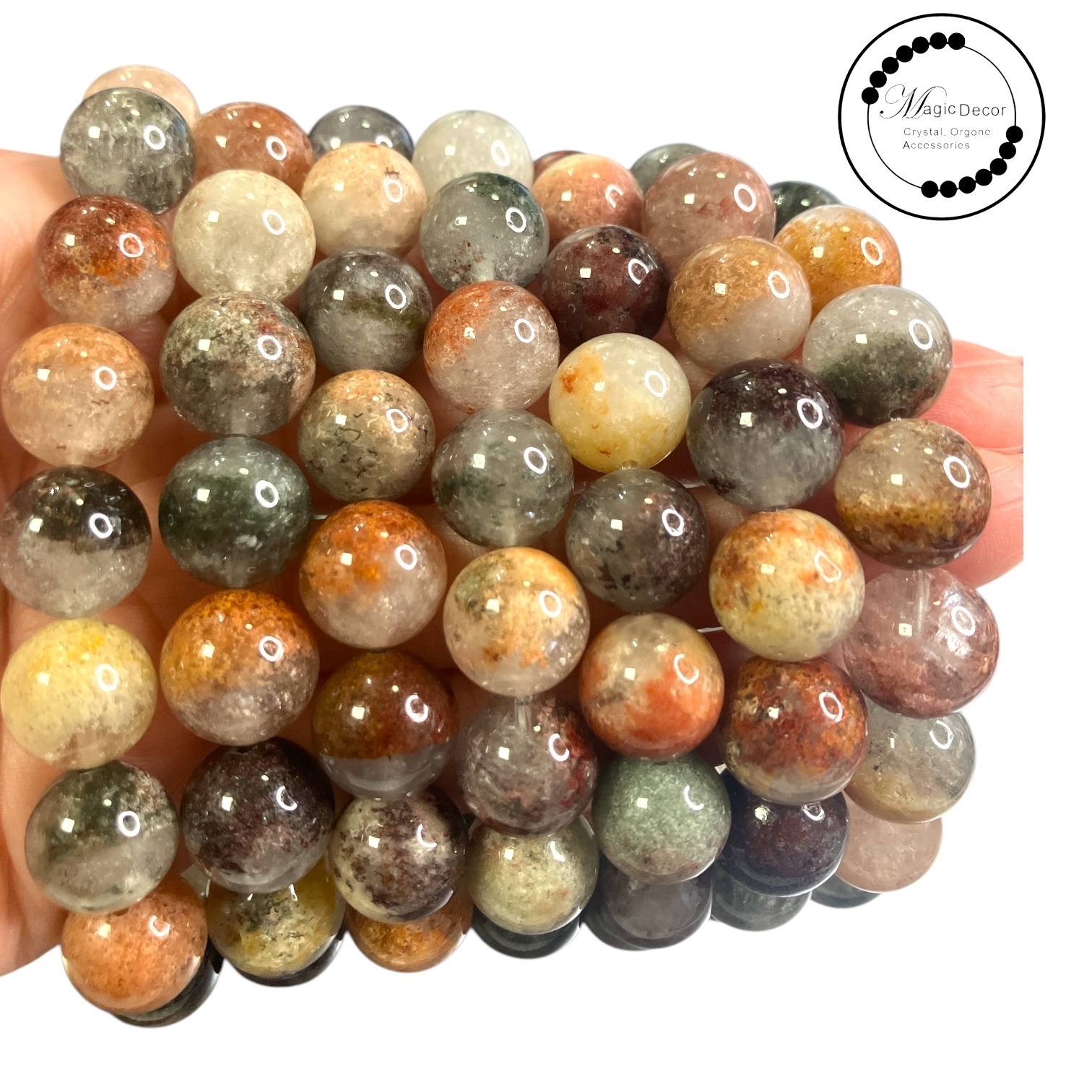 250721 - D67 11mm+兔毛彩幽靈手串