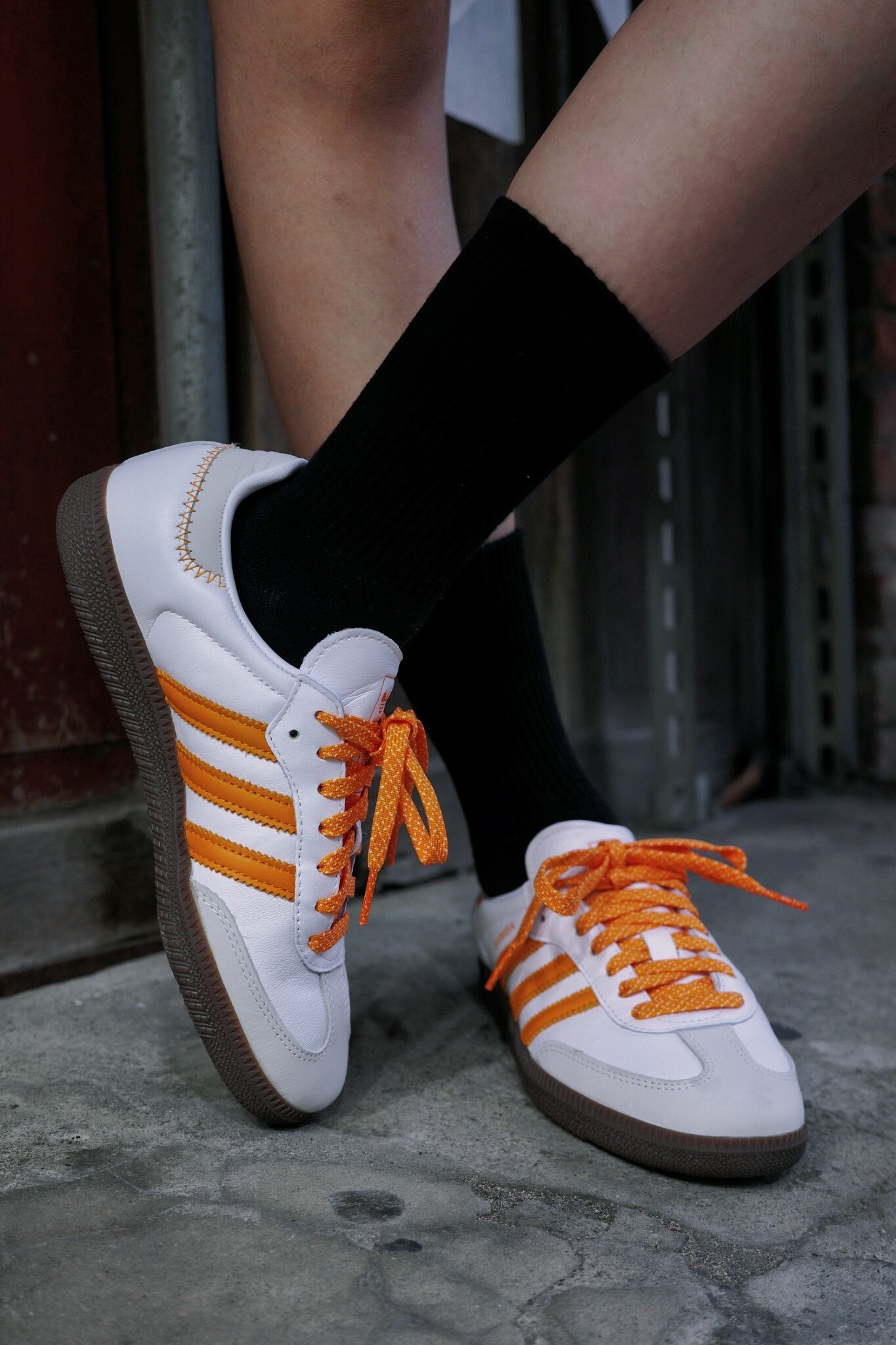 ADIDAS SAMBA OG 柑橘 焦糖底  IE6521