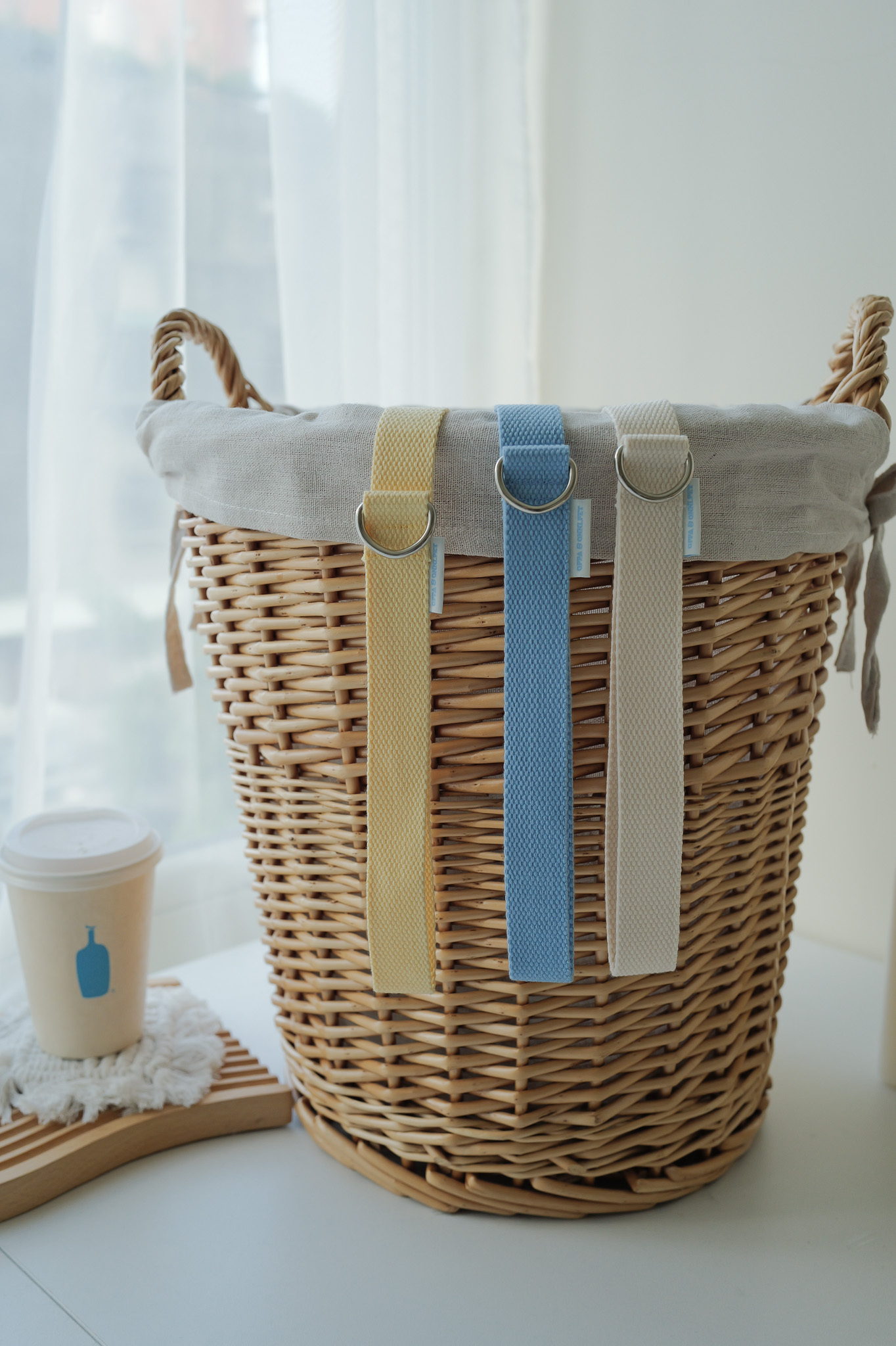 撞色帽T胸背 - 綠黃