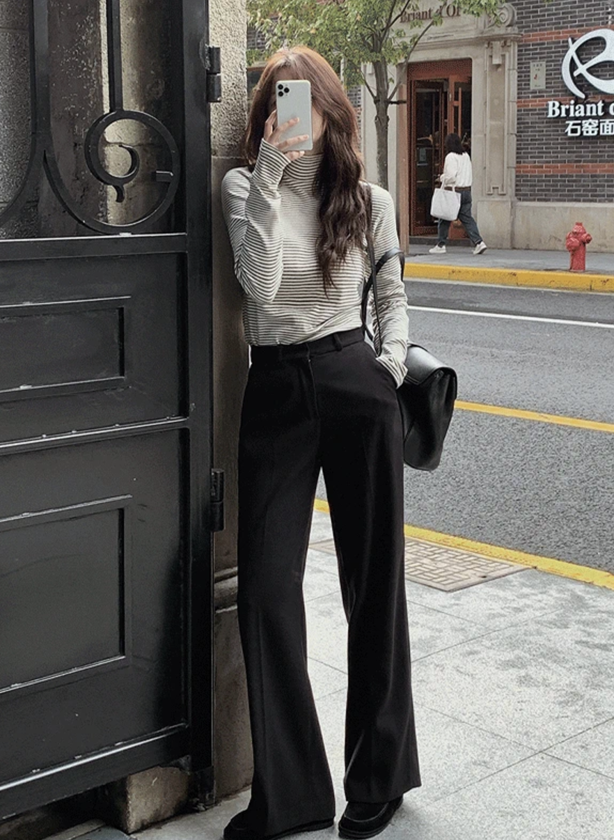 預訂｜SLOWAND #SLOWMADE Tight Striped Polo Shirt (4 Color)