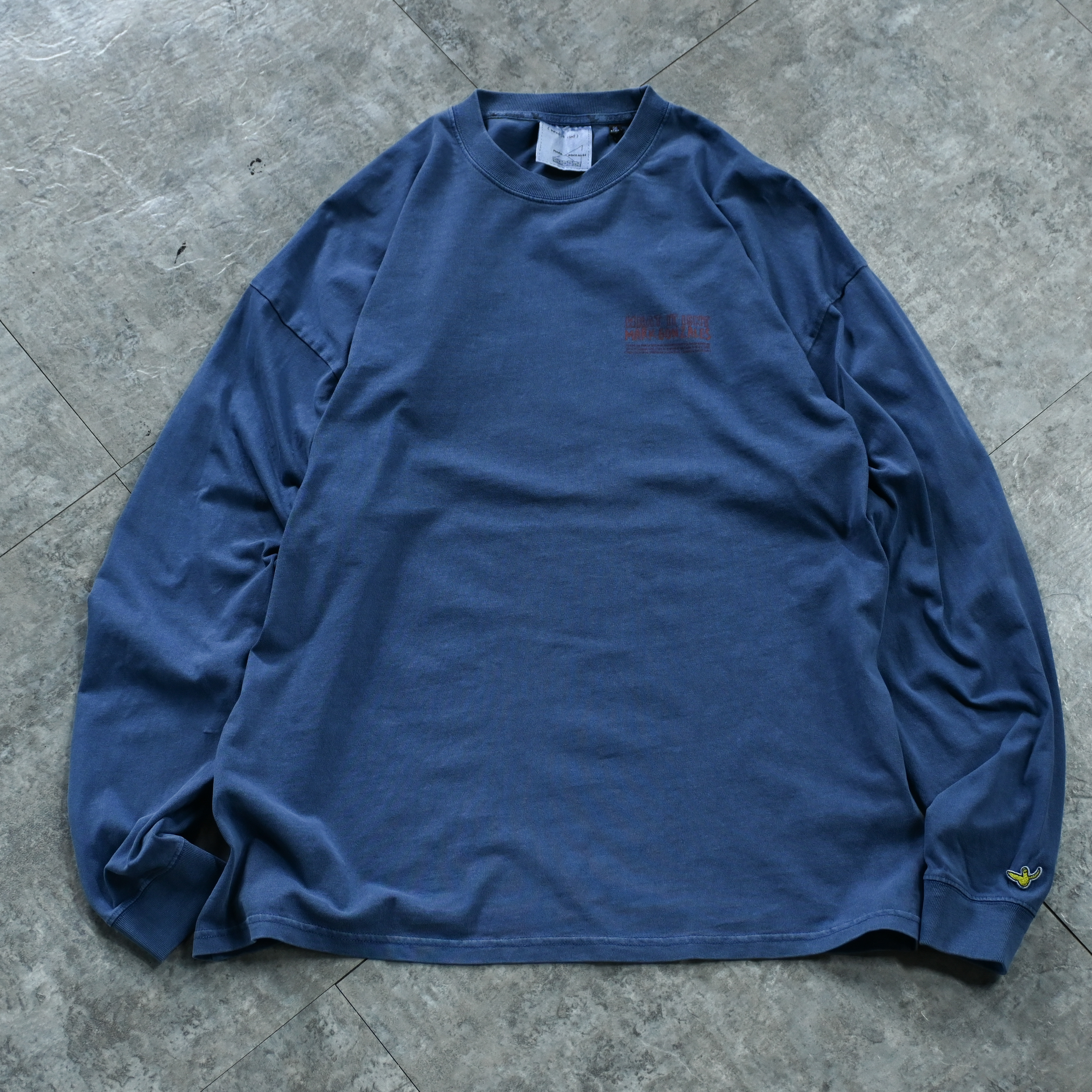 (What it isNt) ART BY MARK GONZALES Vintage Graphic Dyed BIG Long Tee