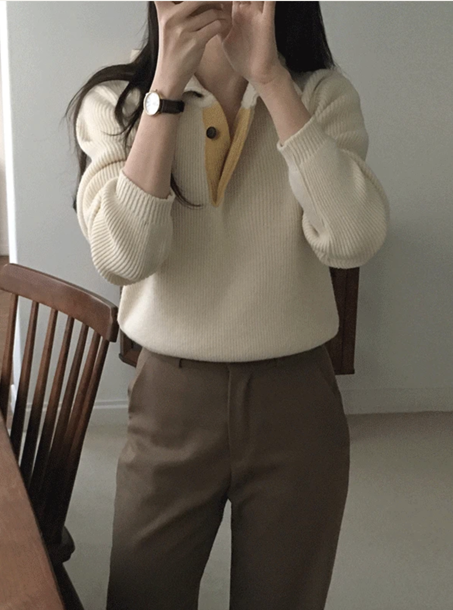 預訂｜SLOWAND #SLOWMADE Tantanfit Short-Cut Knit (3 Color)