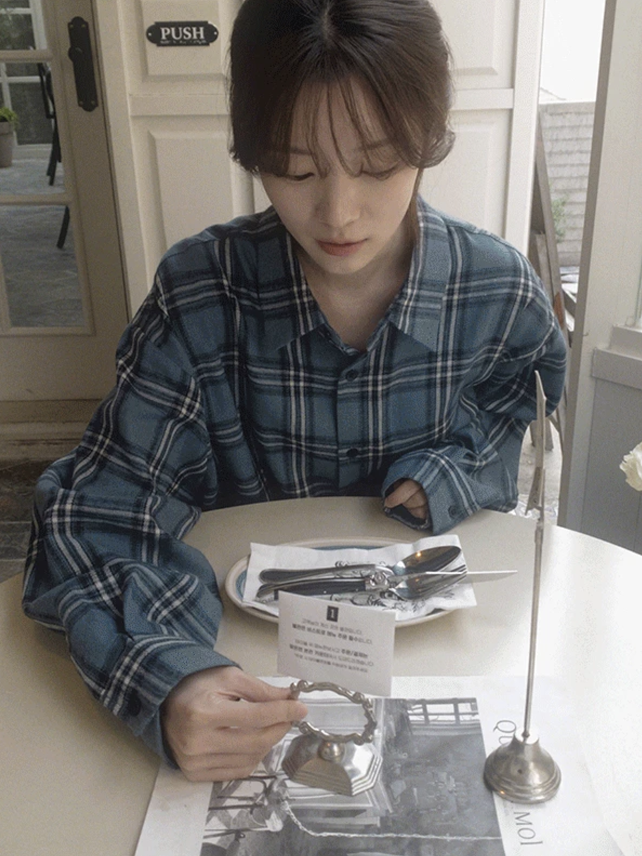 預訂｜SLOWAND #SLOWMADE Vintage Mute Check Shirt (2 Color)