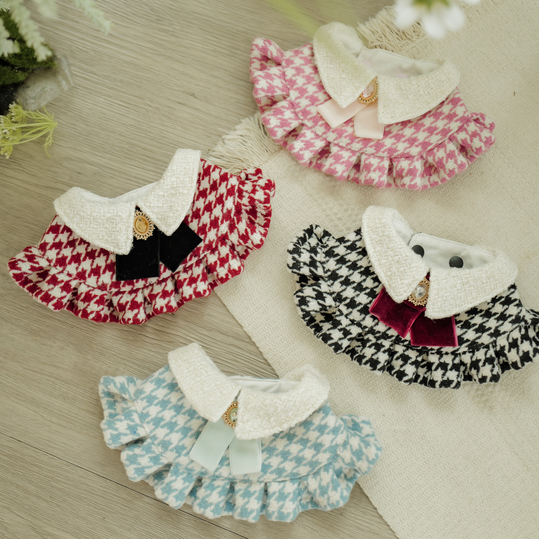 冬季千鳥格領巾 (4色)