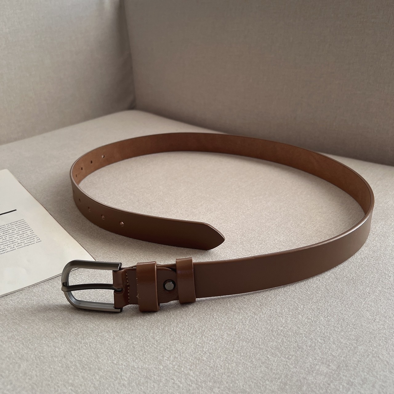 簡約時尚感皮帶/二款