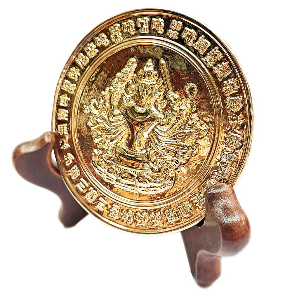 準提寶鏡準提鏡(背面)木座【十方】132393