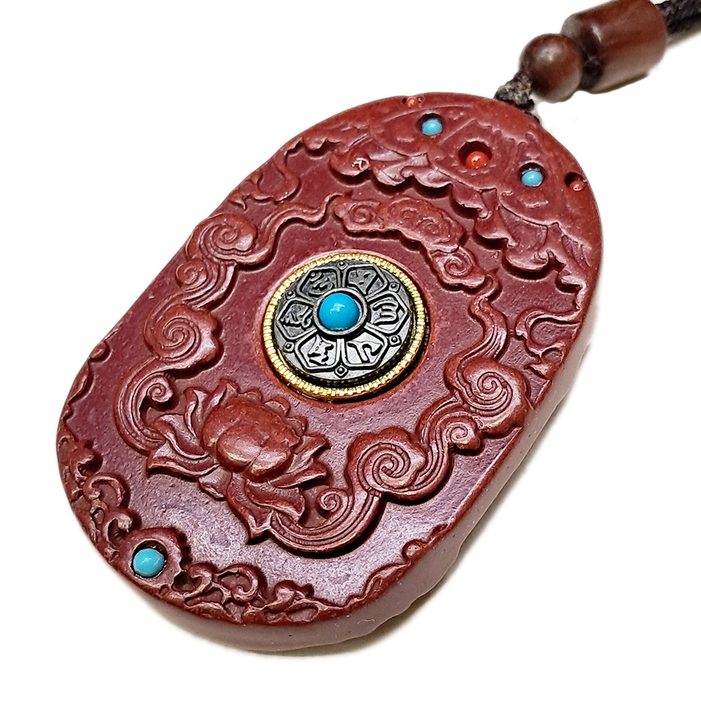 大勢至菩薩{紫金砂 硃砂}項鍊【十方】153960