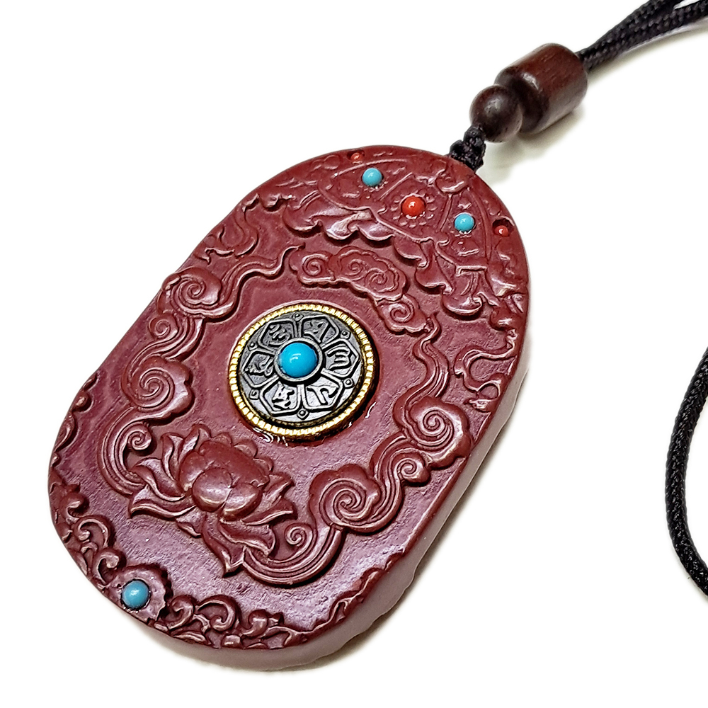 文殊菩薩{紫金砂 硃砂}項鍊【十方】153961