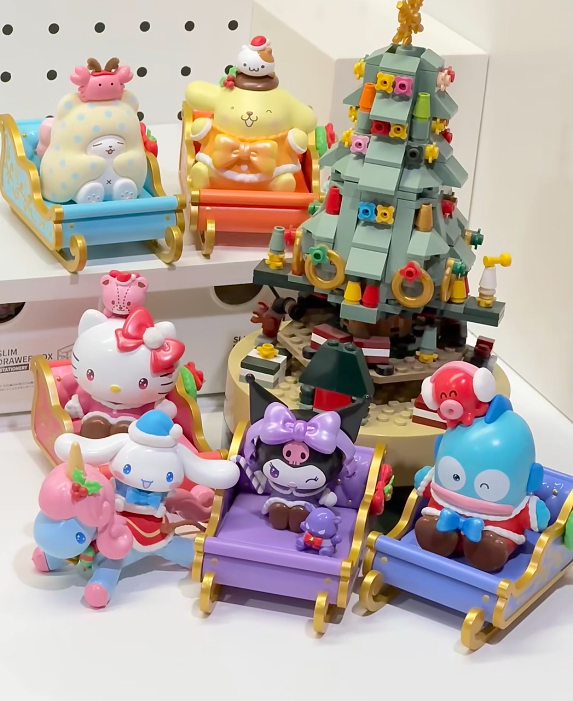 三麗鷗 正版授權 冬日雪橇系列 公仔 盲盒 6款/預購