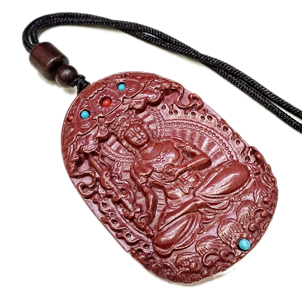 虛空藏菩薩{紫金砂 硃砂}項鍊【十方】153962