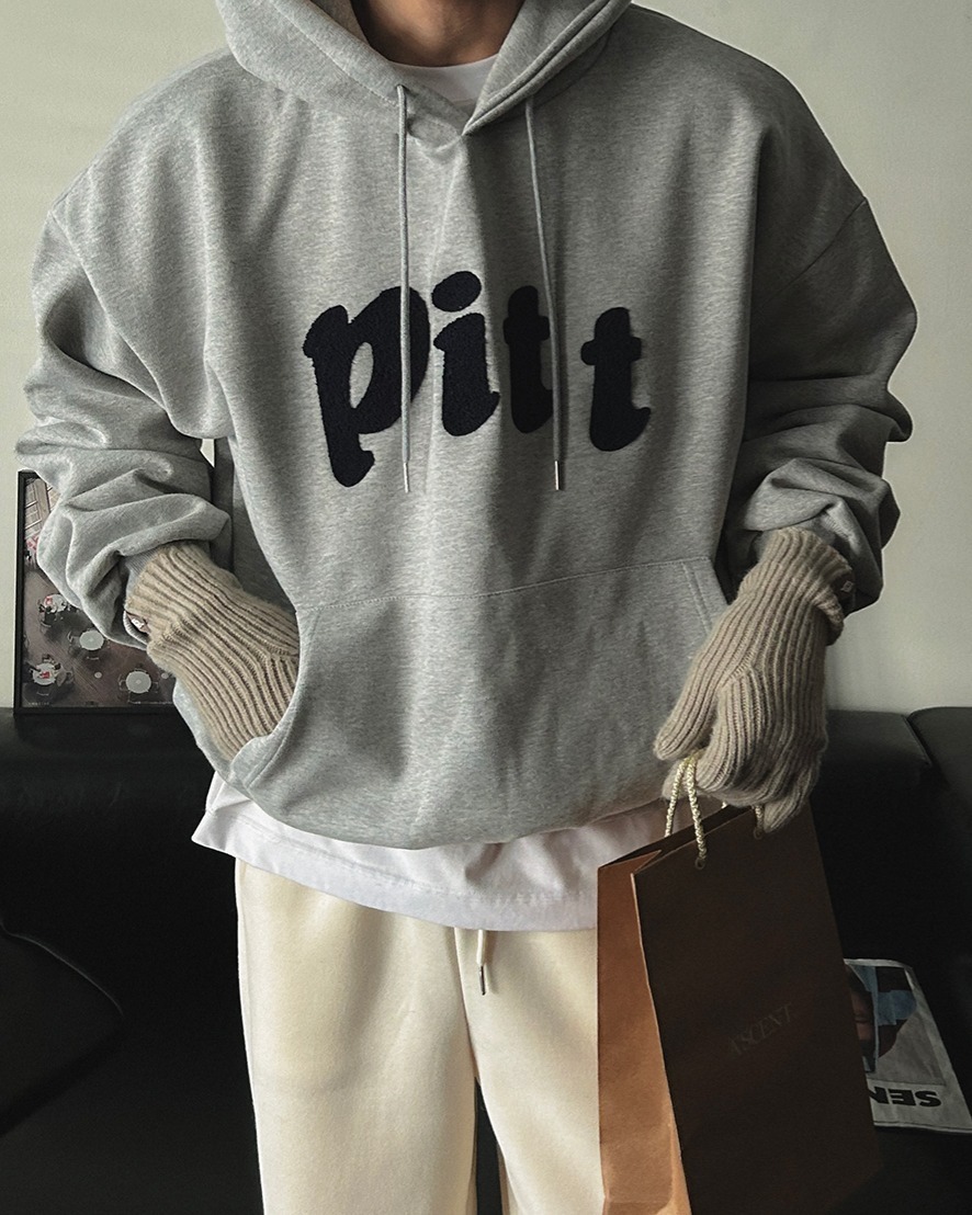 Pitt雙層拉絨連帽衫帽T