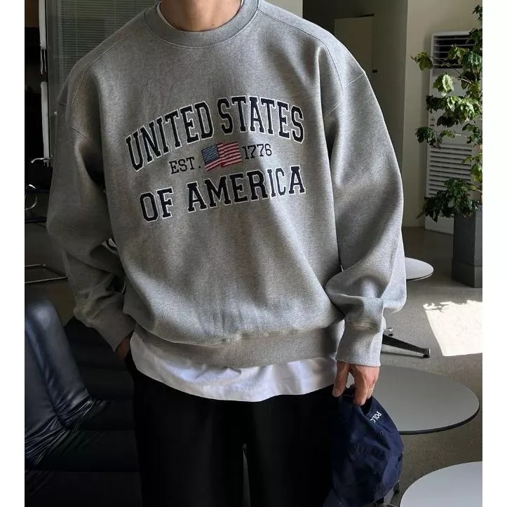 6353 UNITED STATES 刺繡大學T