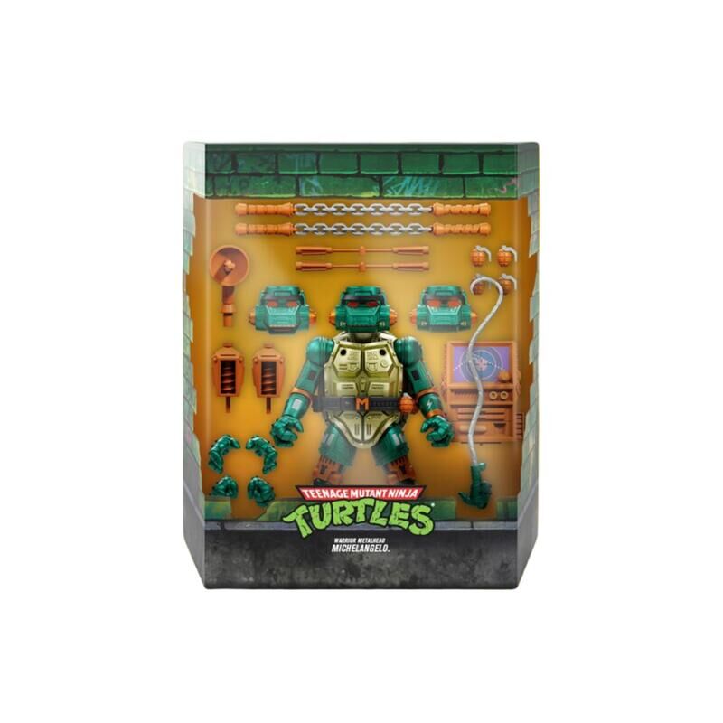 Super 7 Ultimates 代理版 忍者龜 機械米開朗基羅