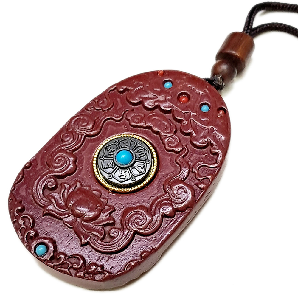 千手觀音菩薩{紫金砂 硃砂}項鍊【十方】153965