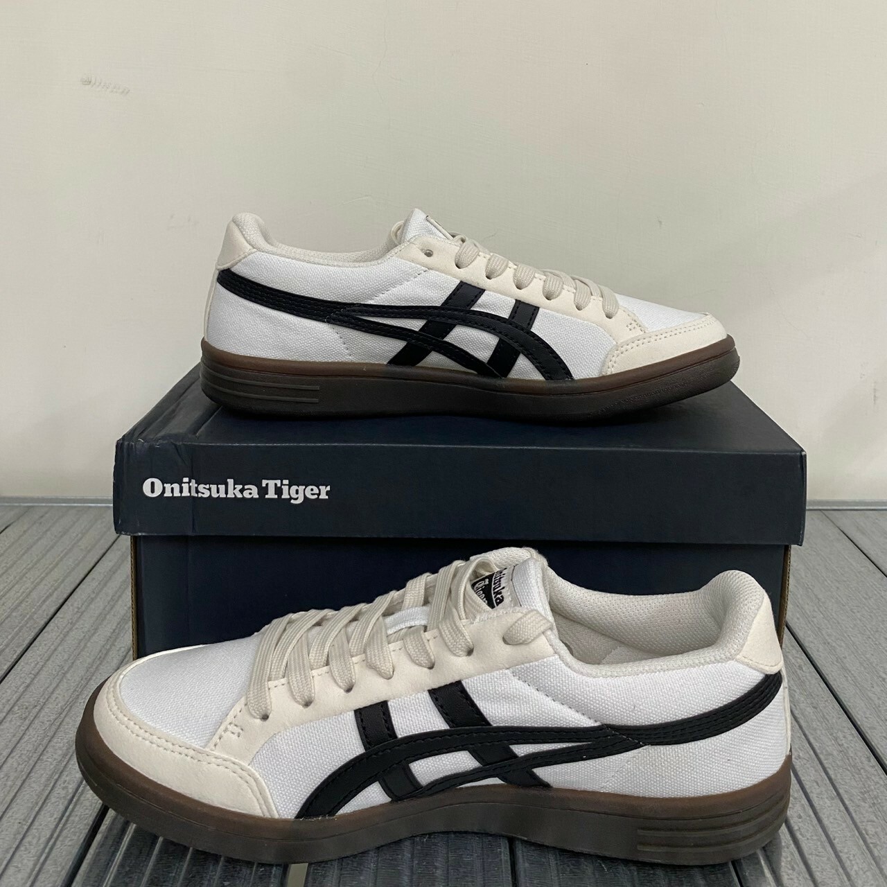 鬼塚虎 Onitsuka Tiger Advanti 黑米白 焦糖底 1183B799-101