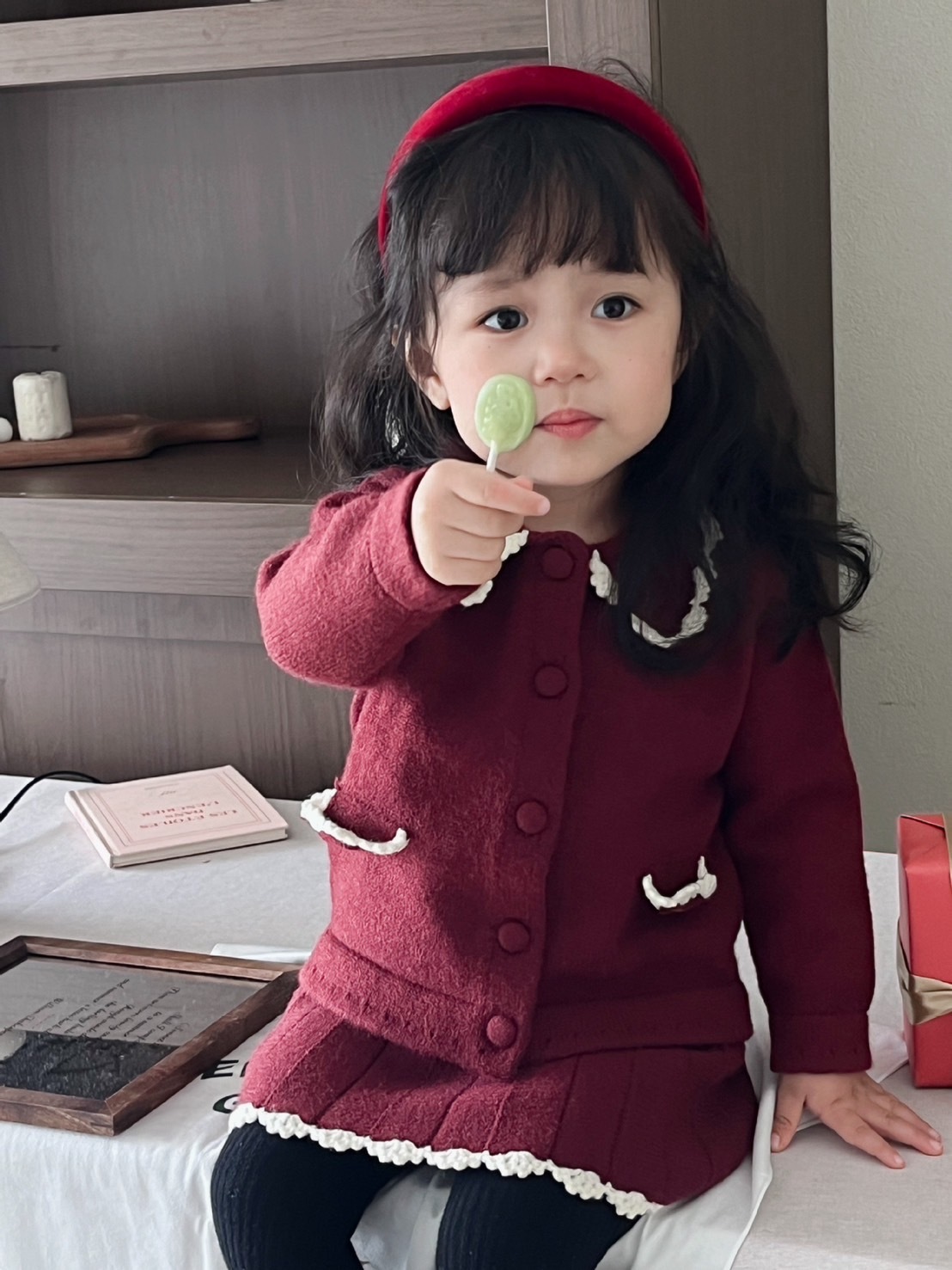 氛圍感滿滿針織裙子套裝