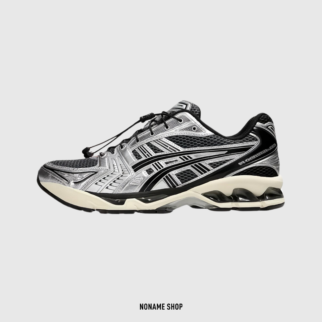 ASICS GEL-KAYANO 14 "CARRIER GREY BLACK" 韓國限定 黑銀 奶油底 復古 慢跑休閒鞋 (男/女款)
