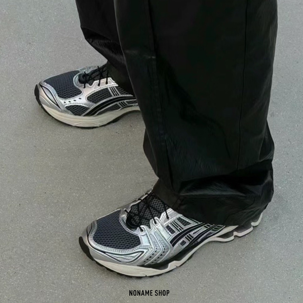 ASICS GEL-KAYANO 14 "CARRIER GREY BLACK" 韓國限定 黑銀 奶油底 復古 慢跑休閒鞋 (男/女款)