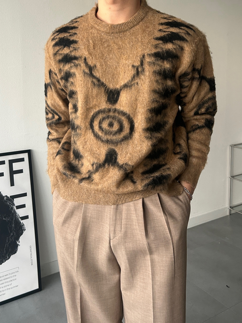 (韓國限時特價)魯道夫馬海毛針織衫