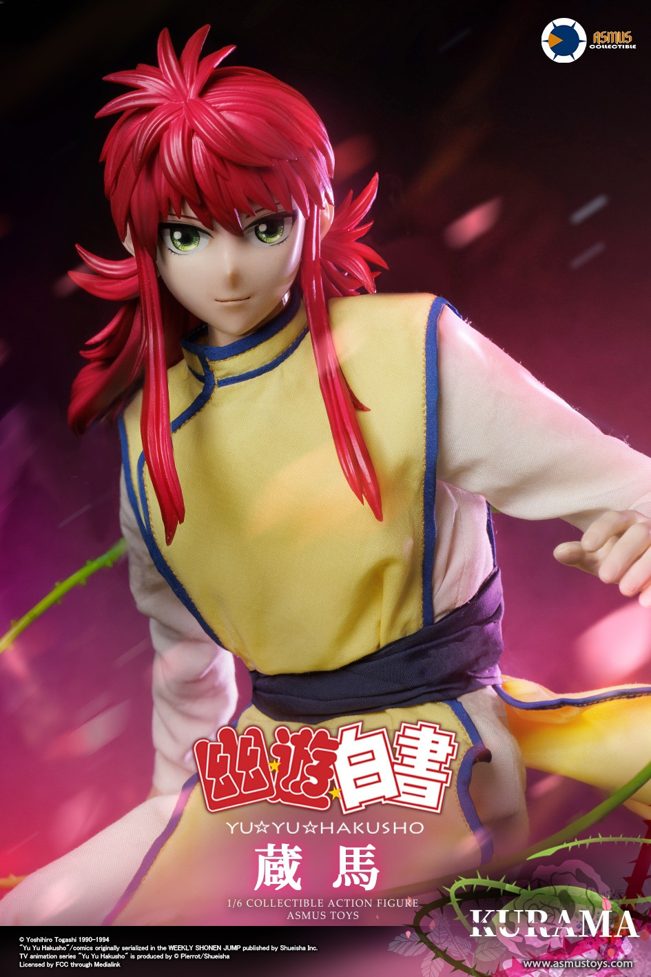 ASMUS TOYS 1/6 幽遊白書系列 藏馬 YUYU003A普通版