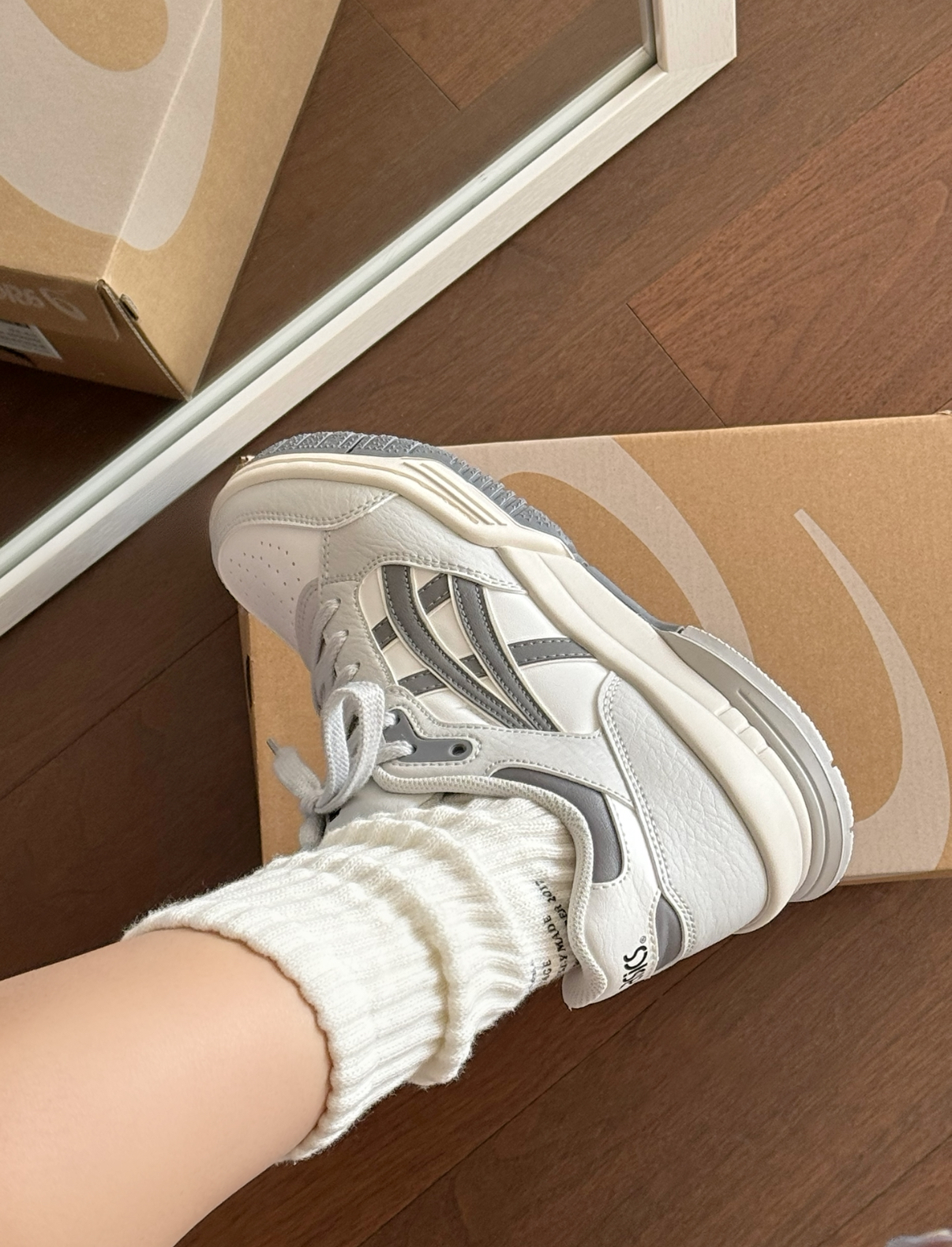 Asics Gel-Spotlyte Gray Cream White 灰色 灰白色 復古 運動鞋 1203A505-101/預購