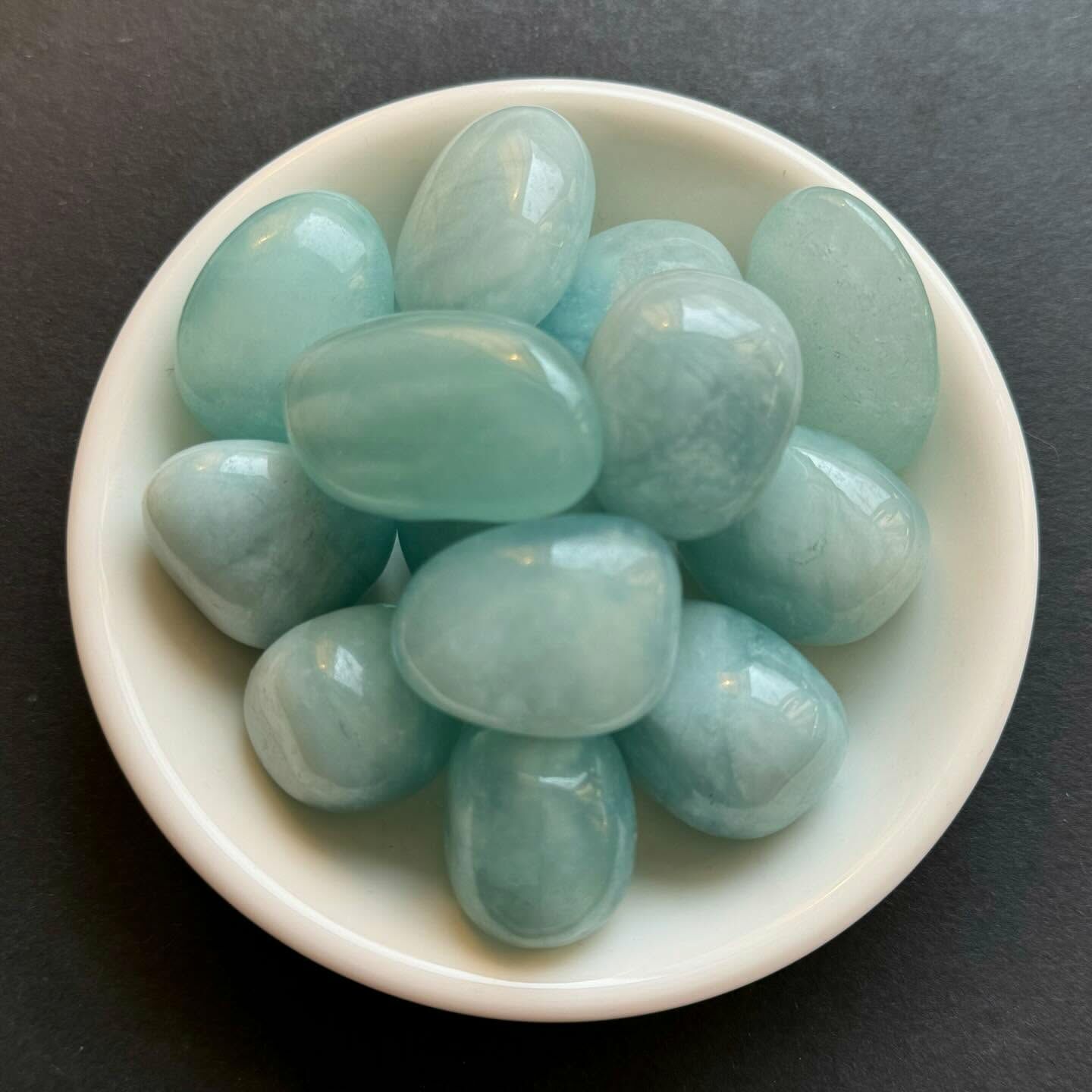 [原石] 海藍寶 水晶滾石