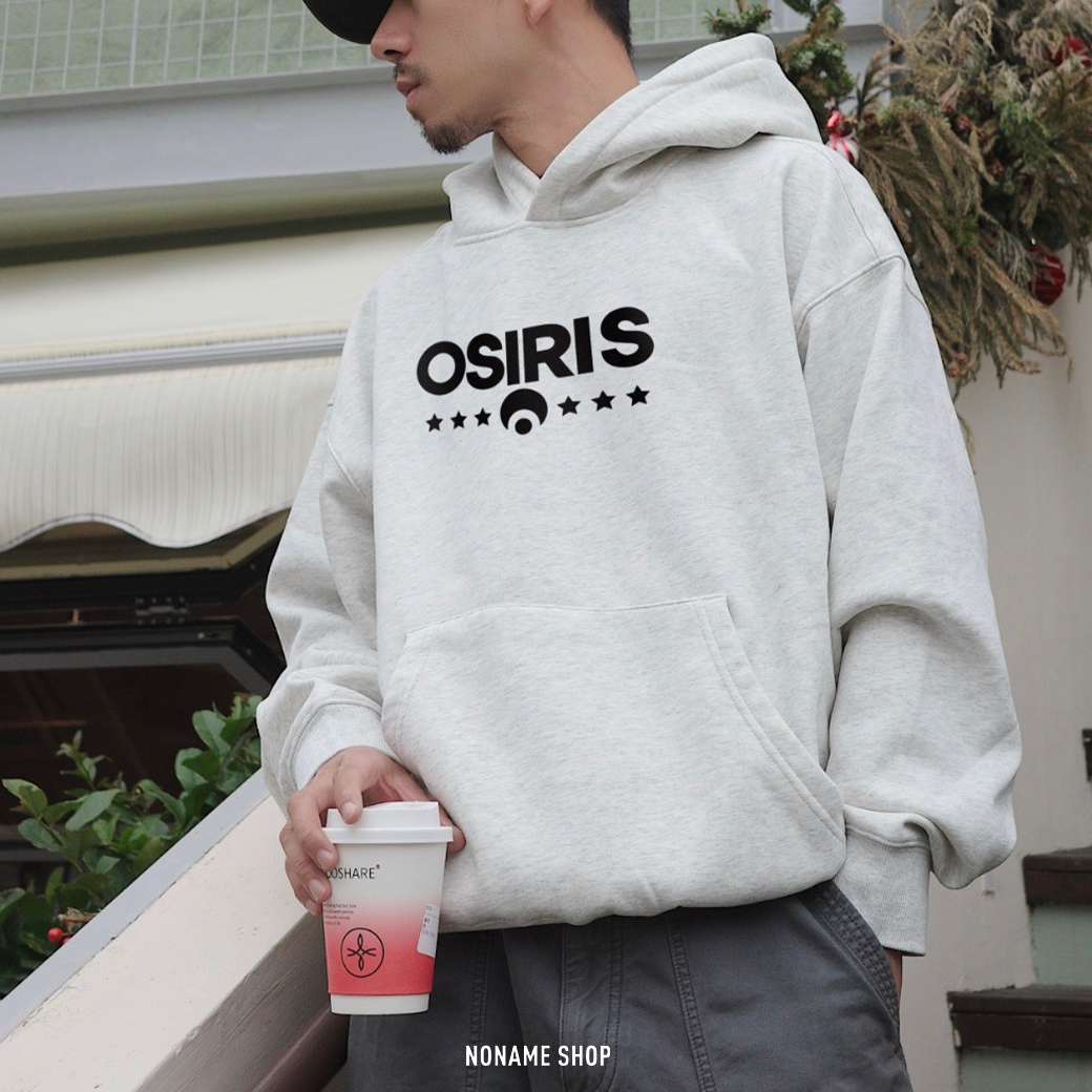OSIRIS Cleanfit 重磅 字母LOGO 美式街頭 刷毛 連帽 帽T 三色 (男款)