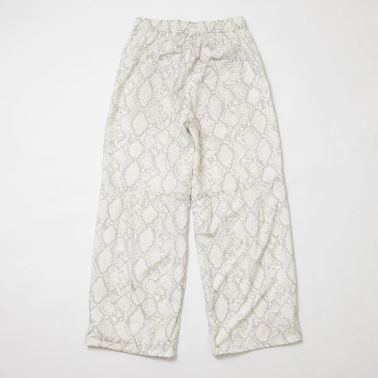 Silver9 雙壓線拼接長褲（米白）