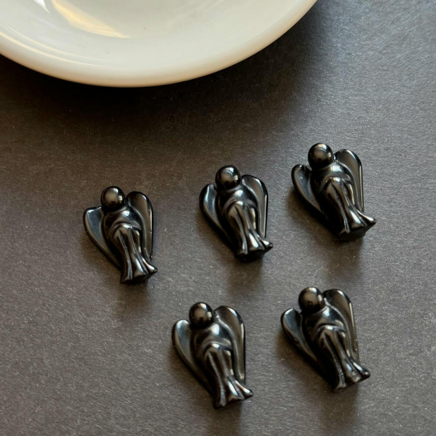 [原石] 黑曜石 迷你天使