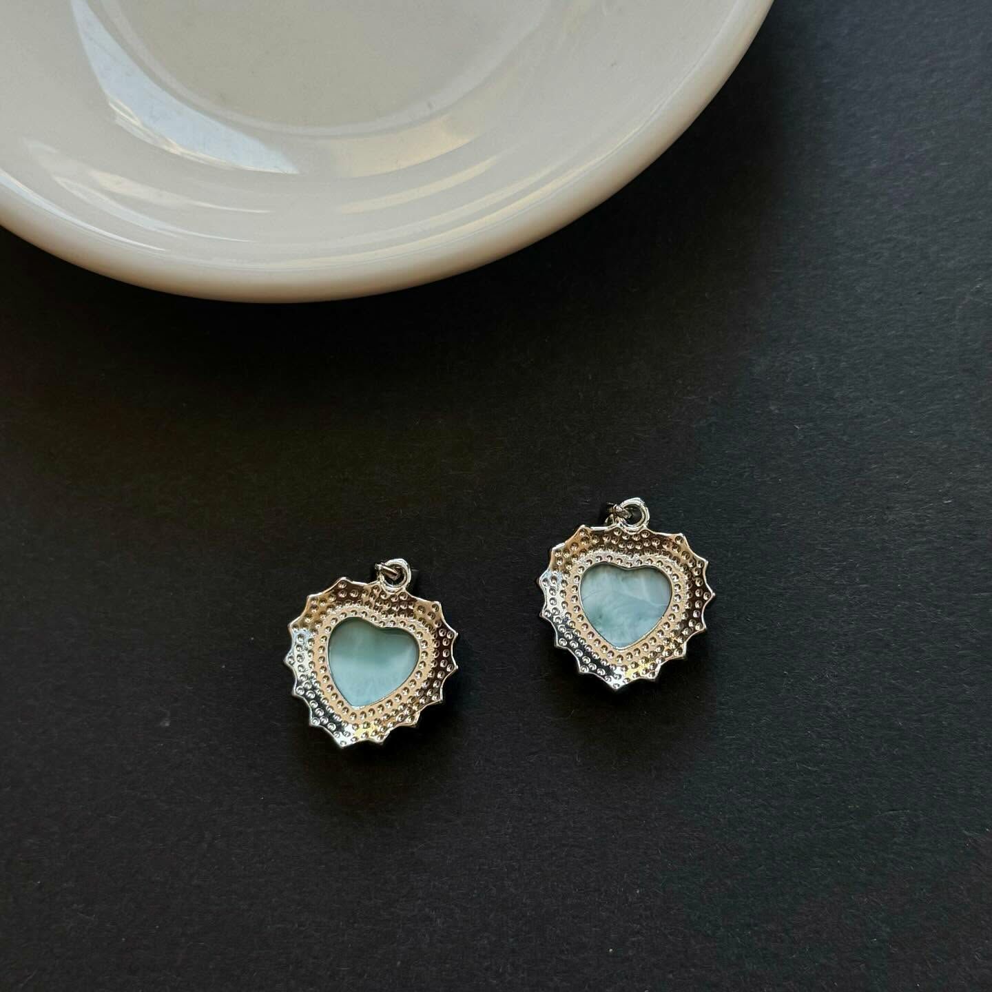 [原石] 拉利瑪海紋石 項鍊吊墜 隨機出貨