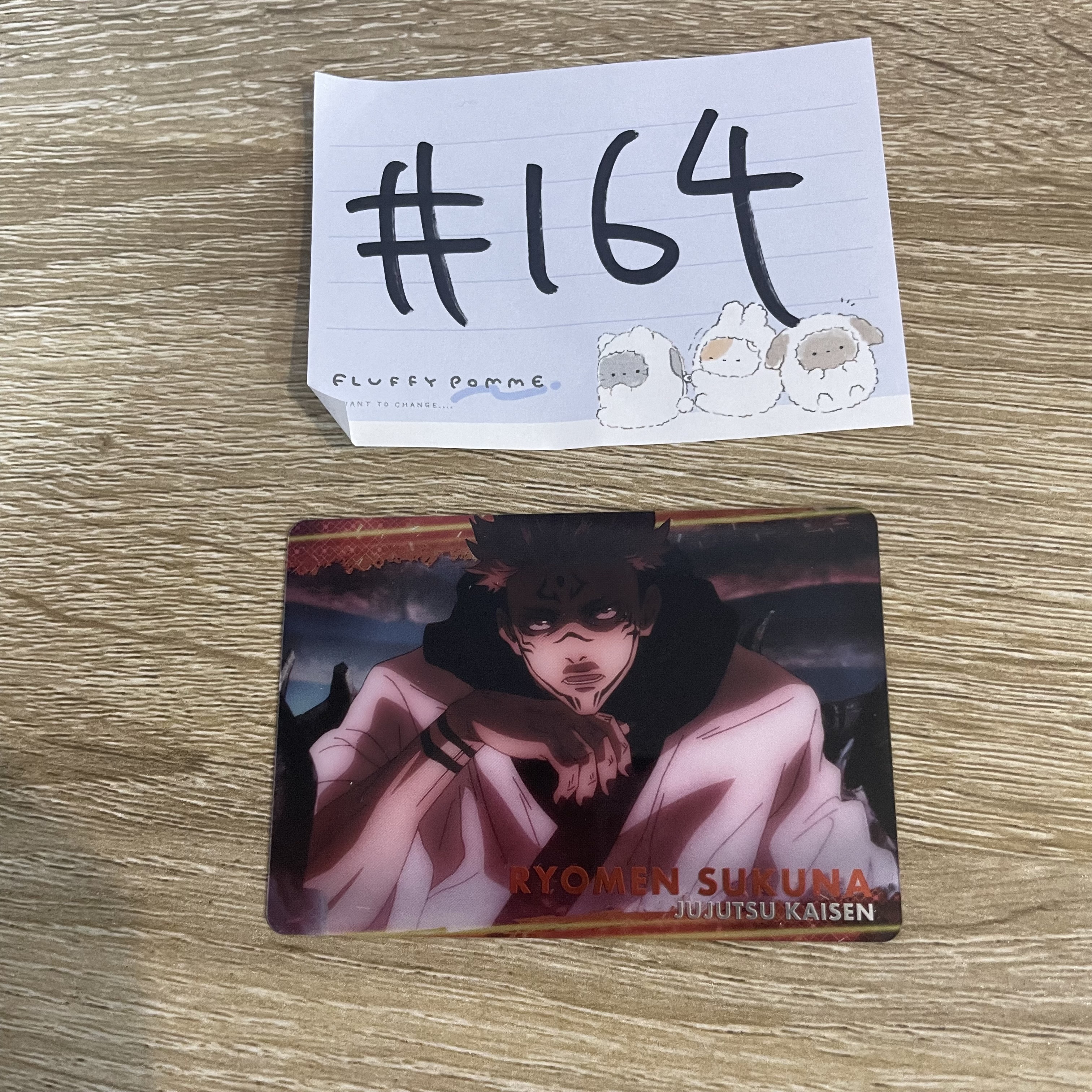 咒術迴戰  宿儺 小卡#164