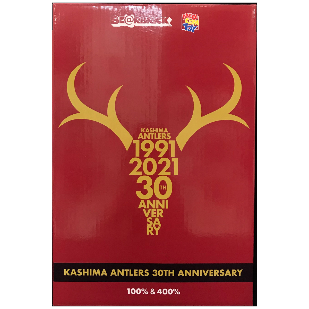 BE＠RBRICK KASHIMA ANTLERS 30th ANNIVERSARY 100%&400%