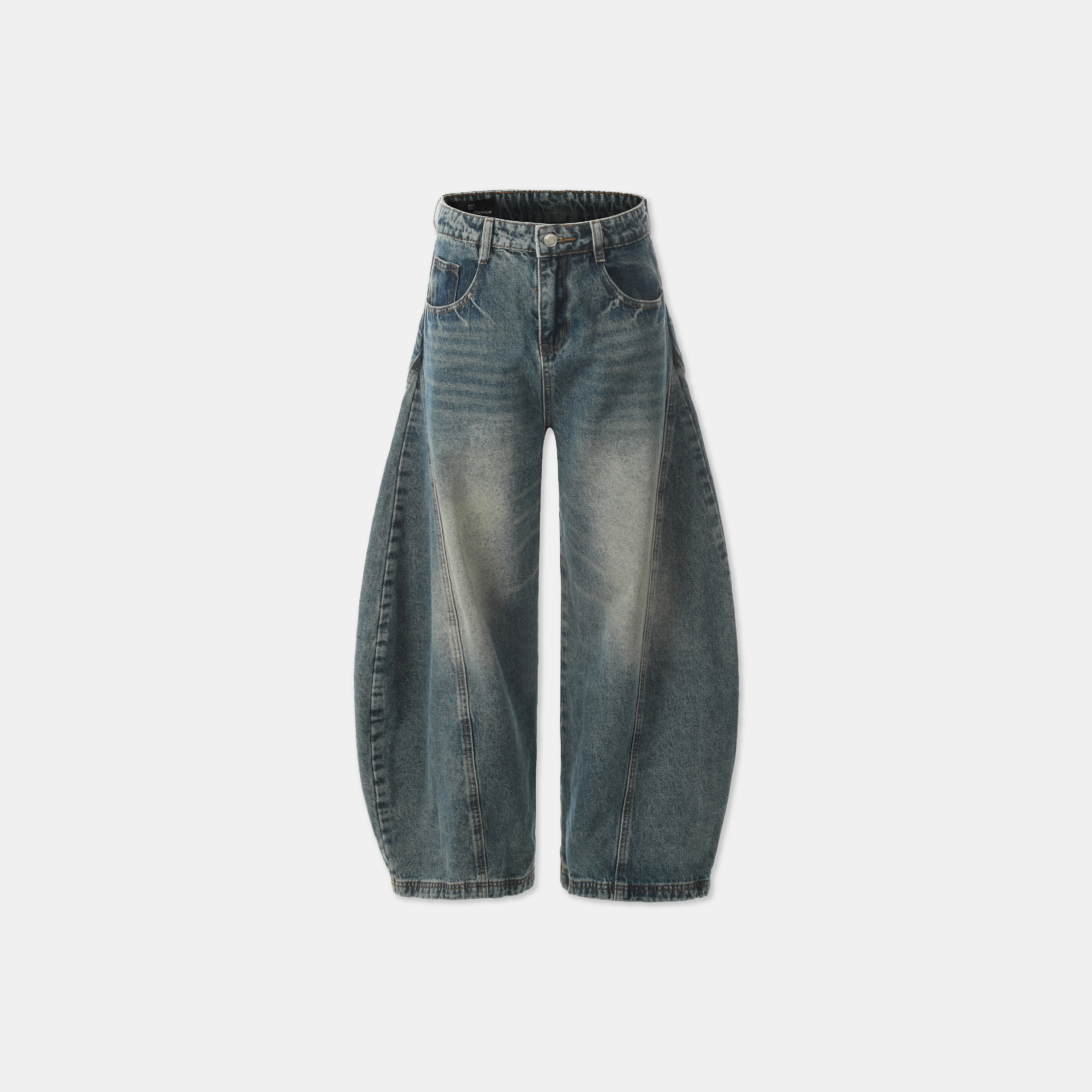 ACR 美式 刷舊 裂痕 彎刀 牛仔褲