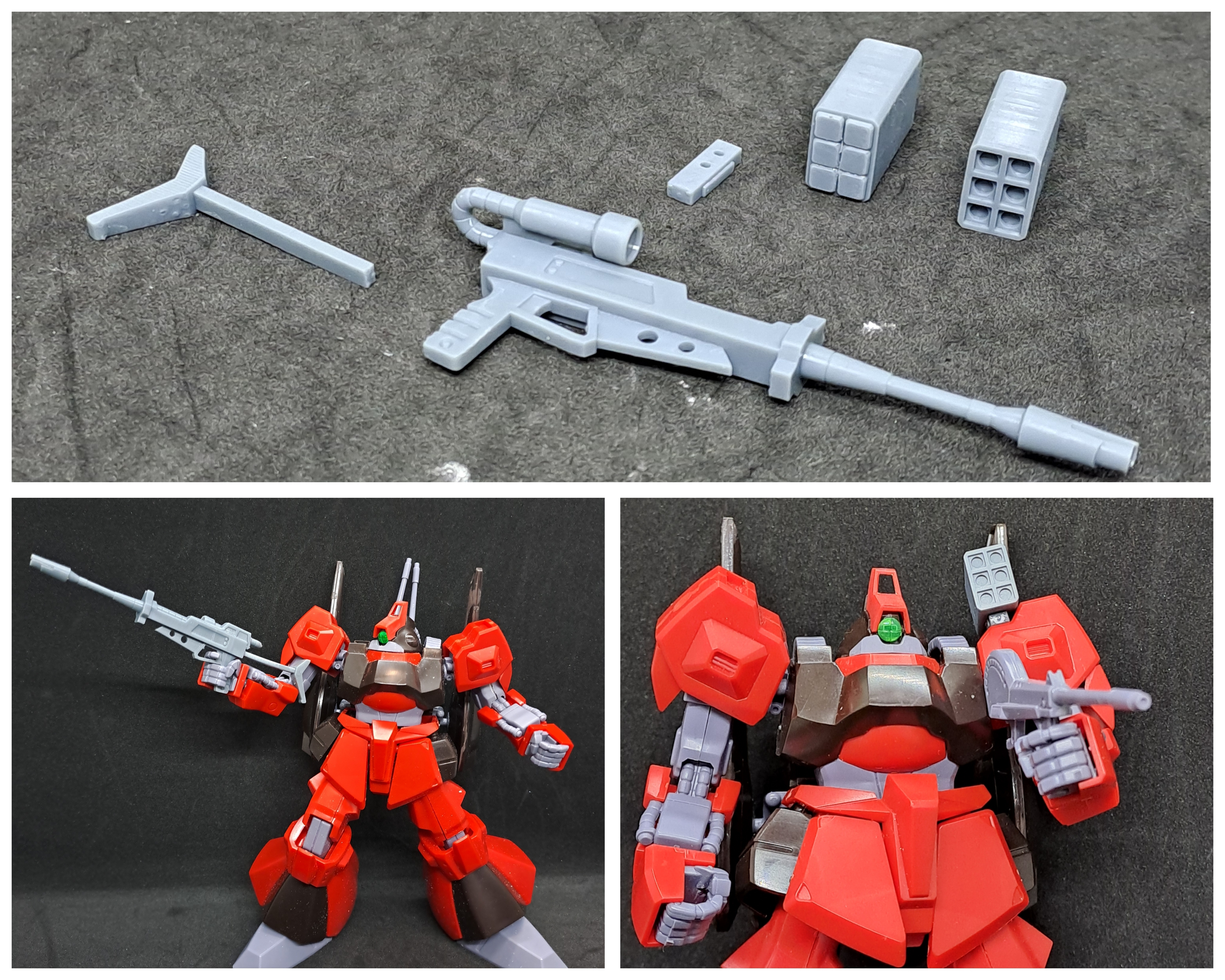 HGUC1/144 力奇戴亞斯專用 疾風戴亞斯改造套件及強化套裝