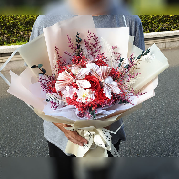 鈔票花束,新款鈔票花束蝴蝶花園造型鈔票花束