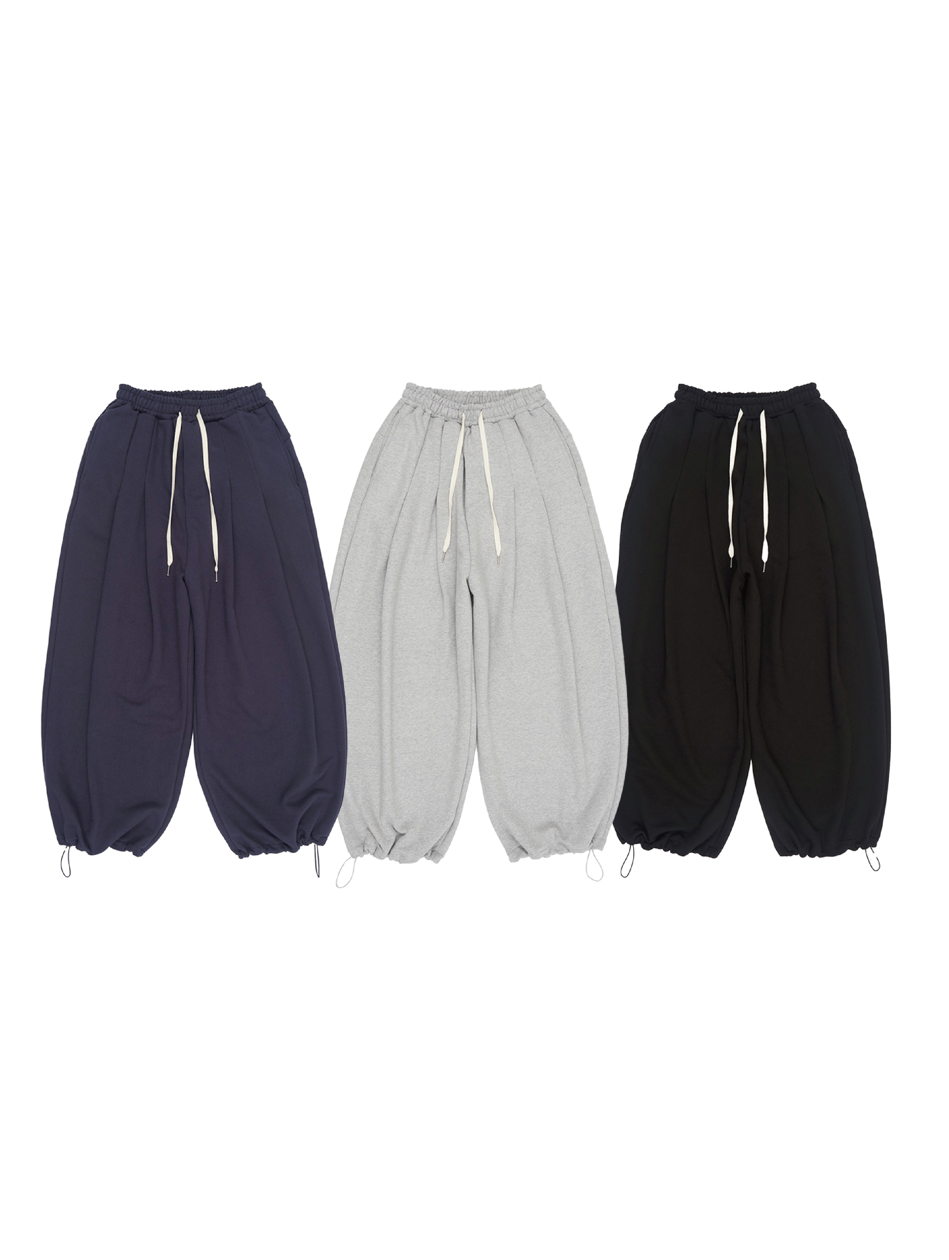 【Raucohouse】Paris balloon over fit sweatpants Raucohouse