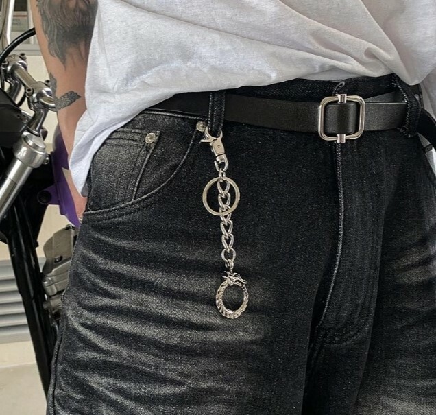 Holy In Code 個性 簡約 龍首 造型 配件 鑰匙圈