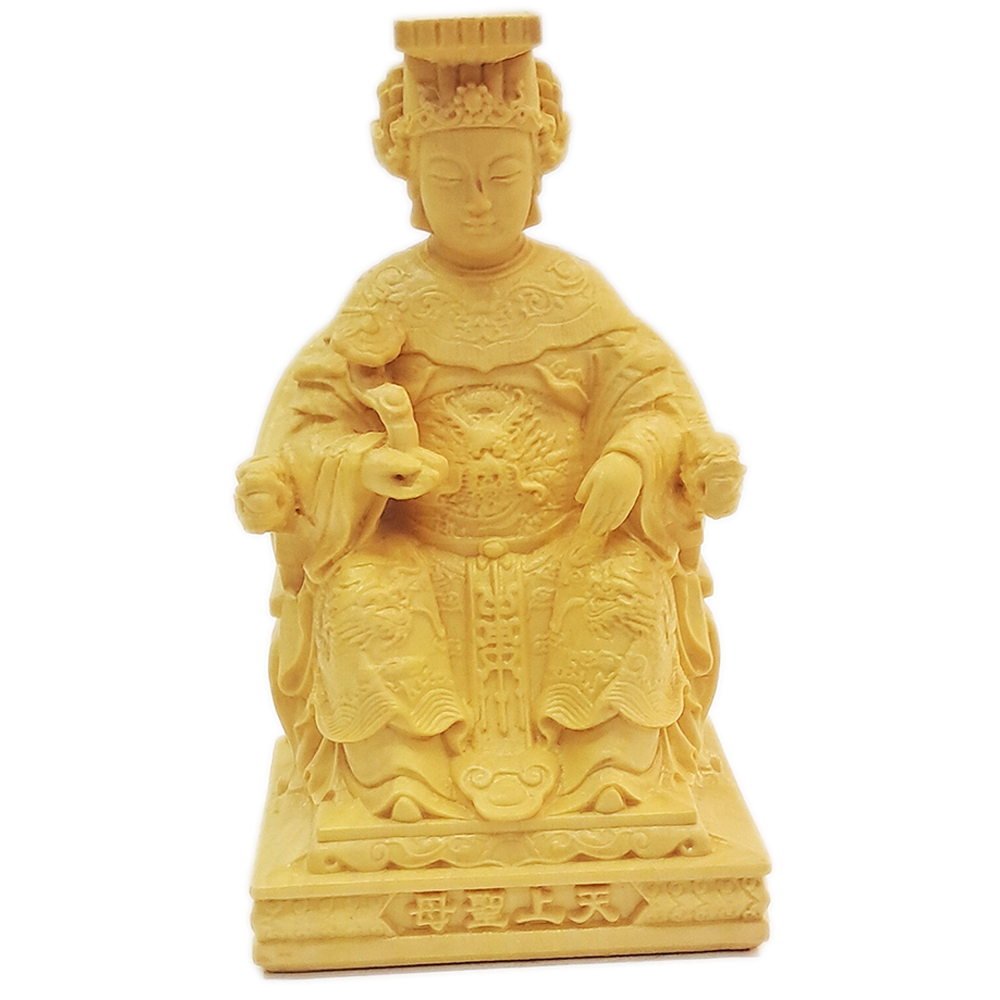 天上聖母 {黃楊木}高10公分【十方】153983